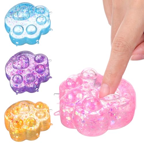 TOYANDONA 4 Stück Squishy-Spielzeuge – Weiches Zappel-Quetschspielzeug Zum Stressabbau Für Zuhause Büro Und Reisen Kawaii Tierpfoten-Kneifspaß Und Sensorisches Spielzeug TOYANDONA 4 Stück Squishy-Spielzeuge – Weiches Zappel-Quetschspielzeug Zum Stressabbau Für Zuhause Büro Und Reisen Kawaii Tierpfoten-Kneifspaß Und Sensorisches Spielzeug von TOYANDONA