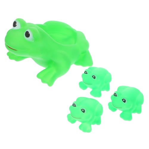 TOYANDONA 4 Stück Teiliges Badespielzeug Froschset aus Weichem Vinyl Schwimmende Badetier Spielzeuge für Kleinkinder Fördert Kreativität und Eltern Junge Mädchen Interaktion Beim Planschen TOYANDONA 4 Stück Teiliges Badespielzeug Froschset aus Weichem Vinyl Schwimmende Badetier Spielzeuge für Kleinkinder Fördert Kreativität und Eltern Junge Mädchen Interaktion Beim Planschen von TOYANDONA