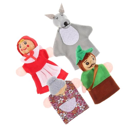 TOYANDONA 4 Stück Teiliges Holz Fingerpuppen Tiermotive Handpuppen für Kleinkinder zum Geschichtenerzählen und Rollenspiel Pädagogisches Sicher Langlebig TOYANDONA 4 Stück Teiliges Holz Fingerpuppen Tiermotive Handpuppen für Kleinkinder zum Geschichtenerzählen und Rollenspiel Pädagogisches Sicher Langlebig von TOYANDONA