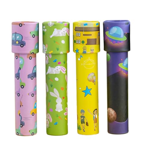 TOYANDONA 4 Stück Teiliges Kinderkaleidoskop für Pädagogisches Lernspielzeug mit Drehbarem Prisma Farbenerkennung Fördert Kreativität und Beobachtungsfähigkeit Geschenk für Zufällige Farbe TOYANDONA 4 Stück Teiliges Kinderkaleidoskop für Pädagogisches Lernspielzeug mit Drehbarem Prisma Farbenerkennung Fördert Kreativität und Beobachtungsfähigkeit Geschenk für Zufällige Farbe von TOYANDONA