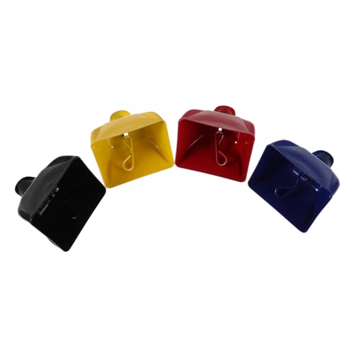 TOYANDONA 4 Stück Teiliges Metall Kuhglocken mit Ergonomischem Griff Lauter Hand Rassel Lärm für Sportveranstaltungen Fußballspiele Partyfeiern und Gesellige Anlässe TOYANDONA 4 Stück Teiliges Metall Kuhglocken mit Ergonomischem Griff Lauter Hand Rassel Lärm für Sportveranstaltungen Fußballspiele Partyfeiern und Gesellige Anlässe von TOYANDONA