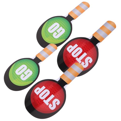 TOYANDONA 4 Stück Teiliges Verkehrszeichen für Doppelseitige Handzeichen mit und Grünem Signal Leichte Kunststoff Handpaddel für Klassenzimmer Verkehrssicherheit und Interaktives Lernen TOYANDONA 4 Stück Teiliges Verkehrszeichen für Doppelseitige Handzeichen mit und Grünem Signal Leichte Kunststoff Handpaddel für Klassenzimmer Verkehrssicherheit und Interaktives Lernen von TOYANDONA