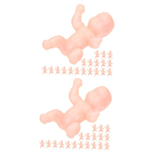 TOYANDONA 40 STK Mini- -eiswürfel -minipuppen Babyfiguren Aus Kunststoff Mini-Babys Aus Kunststoff Kleine Babyfiguren Badespielzeug Für Babys Babystatuen Aus Kunststoff Plastik von TOYANDONA