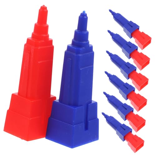 TOYANDONA 40 Stück Game Chess Building Erweiterungs-ergänzungspaket Strong Hand Schachspielzubehör Pracht Kartenspiel Kette Schach Zubehör Igel-brettspiel Ludo-Spiel Spiele Plastik von TOYANDONA