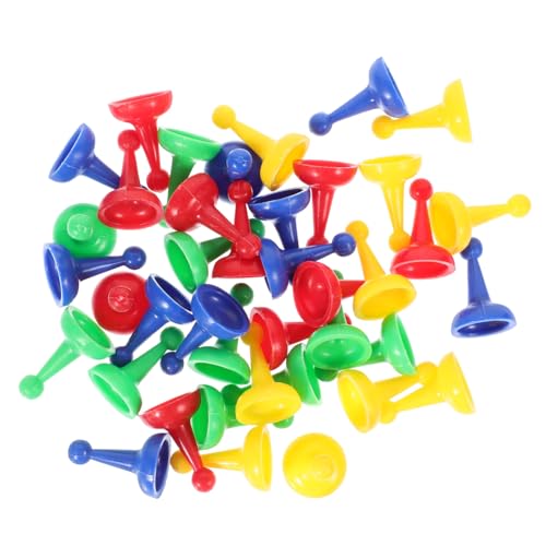 TOYANDONA 40 Stück Spielsteine Schachbrett Schachspiele brettspiele kinderbrettspiel schachfiguren Set Plastik Schachfiguren boardgame Spielzubehör Schach aus Plastik von TOYANDONA