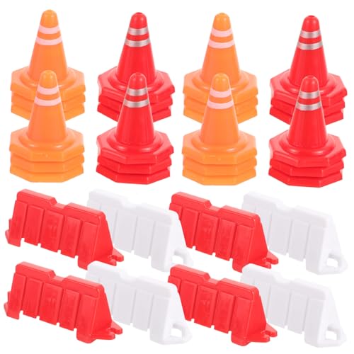 TOYANDONA 40 Stück Teiliges Mini Verkehrsschilder Spielset aus Sicherem Farbenfrohe Straßen und Baustellenmodelle Leicht und Kompakt Pädagogisches Verkehrszeichen für Verkehrssicherheit und TOYANDONA 40 Stück Teiliges Mini Verkehrsschilder Spielset aus Sicherem Farbenfrohe Straßen und Baustellenmodelle Leicht und Kompakt Pädagogisches Verkehrszeichen für Verkehrssicherheit und von TOYANDONA