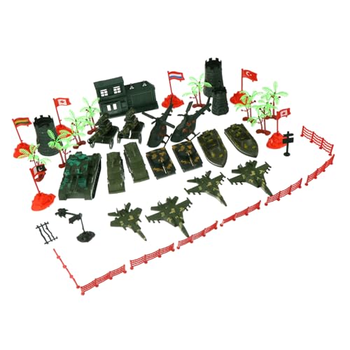 TOYANDONA 41stücke Teiliges Militärmodellspielzeug-Set Für Junge Mädchen Interaktives Spielzeug Mit Soldatenfiguren Und Fahrzeugen Fördert Die Kreativität Und Fantasie Der Jungen Und TOYANDONA 41stücke Teiliges Militärmodellspielzeug-Set Für Junge Mädchen Interaktives Spielzeug Mit Soldatenfiguren Und Fahrzeugen Fördert Die Kreativität Und Fantasie Der Jungen Und von TOYANDONA