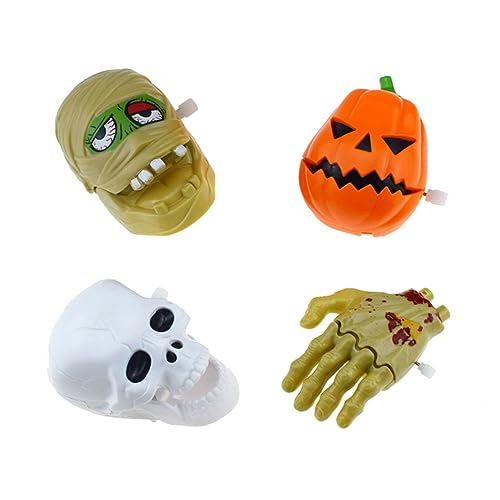 TOYANDONA 4Stücke Halloween Wind Up für Lustige Uhrwerkspielzeuge Party Favors für Halloween Fördert Motorische Fähigkeiten für Allergiker TOYANDONA 4Stücke Halloween Wind Up für Lustige Uhrwerkspielzeuge Party Favors für Halloween Fördert Motorische Fähigkeiten für Allergiker von TOYANDONA