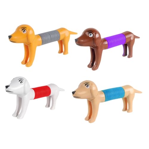 TOYANDONA 4Stücke Mini Hundespielzeug Teiliges Interaktives Pop Tube Sensory für Stressabbau und Unterhaltung Dehnbares Rohrspielzeug für Hunde und Menschen TOYANDONA 4Stücke Mini Hundespielzeug Teiliges Interaktives Pop Tube Sensory für Stressabbau und Unterhaltung Dehnbares Rohrspielzeug für Hunde und Menschen von TOYANDONA