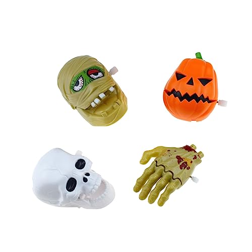 TOYANDONA 4Stücke Teiliges Halloween Pädagogisches mit Wind Up Mechanismus Gehäuse Kürbis Skeletthälfte Fördert Feinmotorik und Eltern Junge Mädchen Kommunikation TOYANDONA 4Stücke Teiliges Halloween Pädagogisches mit Wind Up Mechanismus Gehäuse Kürbis Skeletthälfte Fördert Feinmotorik und Eltern Junge Mädchen Kommunikation von TOYANDONA