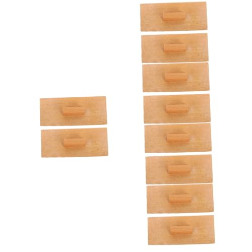 TOYANDONA 5 Paar Holz Resonanzbrett Kinderinstrument Kinder Musikinstrument Sandpapier Kinder Sandblock Schlaginstrument Spielzeug Sandblöcke Kinder Schlagzeug Rhythmus Spielzeug von TOYANDONA