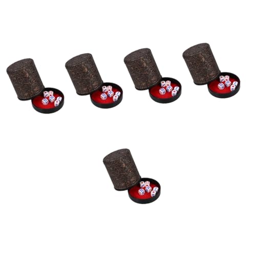 TOYANDONA 5 Sätze Schallgedämpfter Würfelbecher Würfelstapelbecher Würfelbecher Mit Würfeln Ktv Bar Requisiten Würfel Shaker Halter Spiel Requisiten Party- Abs TOYANDONA 5 Sätze Schallgedämpfter Würfelbecher Würfelstapelbecher Würfelbecher Mit Würfeln Ktv Bar Requisiten Würfel Shaker Halter Spiel Requisiten Party- Abs von TOYANDONA