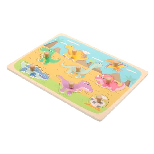 TOYANDONA 5 Sätze -handbrett Erkenntnis-Puzzle-Spielzeug Frühpädagogisches Spielzeug Puzzle Mit Geometrischer Form Kinderpuzzle Spielzeug Für Kinder Sportspielzeug Für Babys Holz von TOYANDONA