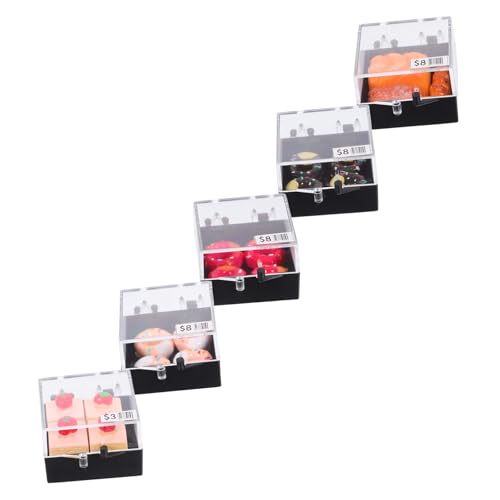 TOYANDONA 5 Stück Maßstab Realistische Kunststoff Kuchenmodelle Farbenfrohe Mini Food Puppenhaus Zubehör für DIY Bastelprojekte und Dekorative Miniaturwelten TOYANDONA 5 Stück Maßstab Realistische Kunststoff Kuchenmodelle Farbenfrohe Mini Food Puppenhaus Zubehör für DIY Bastelprojekte und Dekorative Miniaturwelten von TOYANDONA