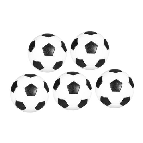 TOYANDONA 5 Stück Mini-Tischfußball Tischfußball Ball Set Tischfußball Ersatzteile Ersatzbälle für Kickerbälle Ersatzbälle für Tischfußball Kleinkind-Fußball Umweltfreundlicher Kunststoff von TOYANDONA