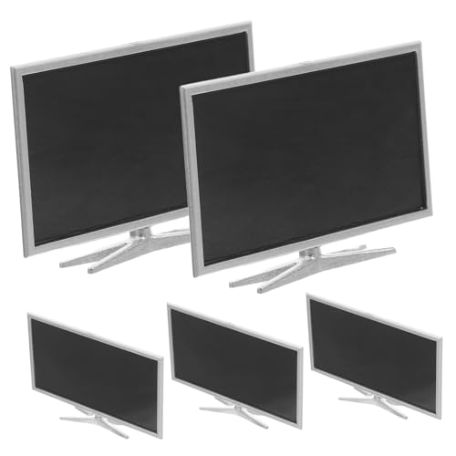 TOYANDONA 5 Stück Miniatur Puppenhaus Fernseher Realistische LCD Bildschirme Detailreiche Plastik Miniatur für Puppenhaus Dekoration Leichtes Design Langlebige Accessoires TOYANDONA 5 Stück Miniatur Puppenhaus Fernseher Realistische LCD Bildschirme Detailreiche Plastik Miniatur für Puppenhaus Dekoration Leichtes Design Langlebige Accessoires von TOYANDONA