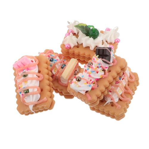 TOYANDONA 5 Stück Simuliertes Cookie -Modell Gefälschte Lebensmittel Realistisch Cookies -Modell Für Party Keksspielzeug Simulation Lebensmittelmodell Nachtisch Essen PVC TOYANDONA 5 Stück Simuliertes Cookie -Modell Gefälschte Lebensmittel Realistisch Cookies -Modell Für Party Keksspielzeug Simulation Lebensmittelmodell Nachtisch Essen PVC von TOYANDONA