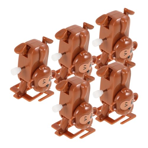 TOYANDONA 5 Stück Teiliges Aufziehspielzeug Tiere für Niedlicher Aufziehbarer AFFE in Bunten Farben Langlebiges Wind up Kleinkinder Fördert Motorik und Spielspaß TOYANDONA 5 Stück Teiliges Aufziehspielzeug Tiere für Niedlicher Aufziehbarer AFFE in Bunten Farben Langlebiges Wind up Kleinkinder Fördert Motorik und Spielspaß von TOYANDONA