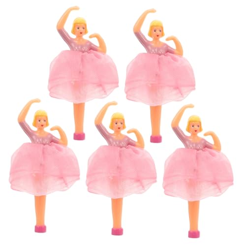 TOYANDONA 5 Stück Teiliges Balletttänzerin Puppen Zubehör für Spieluhr Prinzessin Tanzpuppe mit Pinkem Rock Dekorative Ballettfigur für Musikbox Sichere und Langlebige Miniatur Ornamente TOYANDONA 5 Stück Teiliges Balletttänzerin Puppen Zubehör für Spieluhr Prinzessin Tanzpuppe mit Pinkem Rock Dekorative Ballettfigur für Musikbox Sichere und Langlebige Miniatur Ornamente von TOYANDONA