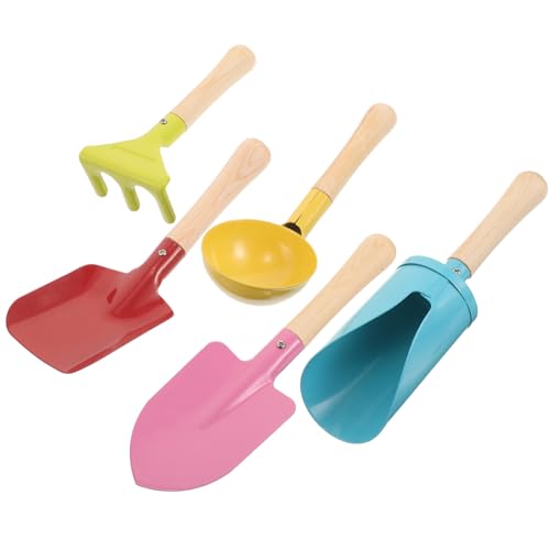 TOYANDONA 5 Stück Teiliges Gartengeräte mit Schaufel Harke und Schaufel Vielseitiges Sandspielzeug für Strand Garten und Outdoor-aktivitäten Kindersicher mit Abgerundeten Kanten TOYANDONA 5 Stück Teiliges Gartengeräte mit Schaufel Harke und Schaufel Vielseitiges Sandspielzeug für Strand Garten und Outdoor-aktivitäten Kindersicher mit Abgerundeten Kanten von TOYANDONA