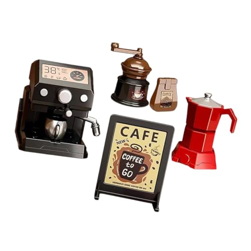 TOYANDONA 5 Stück Teiliges Mini Kaffeeautomaten Modell Realistische Miniatur Kaffeemaschine für Puppenhaus Dekoration Kompakt und Detailgetreu für Puppenhaus Möbel und Sammler TOYANDONA 5 Stück Teiliges Mini Kaffeeautomaten Modell Realistische Miniatur Kaffeemaschine für Puppenhaus Dekoration Kompakt und Detailgetreu für Puppenhaus Möbel und Sammler von TOYANDONA