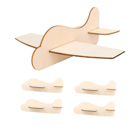 TOYANDONA Holzflugzeug Bausatz 5 Stücke Unfertige Selbstgemacht Flugzeuge Holzspielzeug für Kinder Kreatives Basteln und Dekorieren Holzflugzeug Modell zum Bemalen TOYANDONA Holzflugzeug Bausatz 5 Stücke Unfertige Selbstgemacht Flugzeuge Holzspielzeug für Kinder Kreatives Basteln und Dekorieren Holzflugzeug Modell zum Bemalen von TOYANDONA
