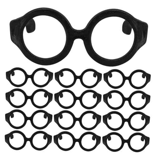 TOYANDONA Plüschpuppenbrille 3 9 cm Mini-Brille Dekorative Brille Ornamente für Spielzeug von TOYANDONA