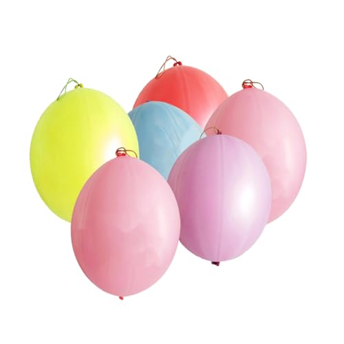 TOYANDONA 50 Stück Schlagbälle kiddibuzz gummigurt spielwaren draußen wasserballon Latexballon luftballone balons Gummiball kinder stanzen luftballons kinder punschbälle Luftballons stanzen von TOYANDONA