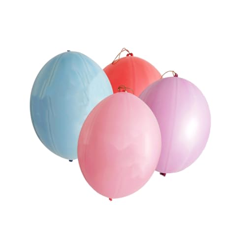 TOYANDONA 50 Stück Schlagbälle kiddibuzz gummigurt wasserballons Gummiball laufstall spielzeug luftbalons luftballone Luftballons stanzen kinder stanzen luftballons kinder punschbälle von TOYANDONA