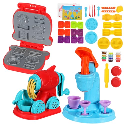 TOYANDONA 51 Teiliges Knetset mit Eiscreme Nudel Hamburger Maschine Buntes Spielküchen zubehör für Kleinkinder Fördert Motorische Fähigkeiten und Kreatives Ab Jahren TOYANDONA 51 Teiliges Knetset mit Eiscreme Nudel Hamburger Maschine Buntes Spielküchen zubehör für Kleinkinder Fördert Motorische Fähigkeiten und Kreatives Ab Jahren von TOYANDONA