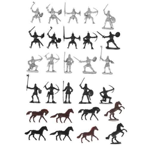 TOYANDONA 56 Stück Teiliges Mittelalterliches Soldaten spielzeugset mit Ritter Kriegerfiguren Mini Modell für Kinderzimmerdekoration und Sammelfiguren Geeignet als Geschenk TOYANDONA 56 Stück Teiliges Mittelalterliches Soldaten spielzeugset mit Ritter Kriegerfiguren Mini Modell für Kinderzimmerdekoration und Sammelfiguren Geeignet als Geschenk von TOYANDONA