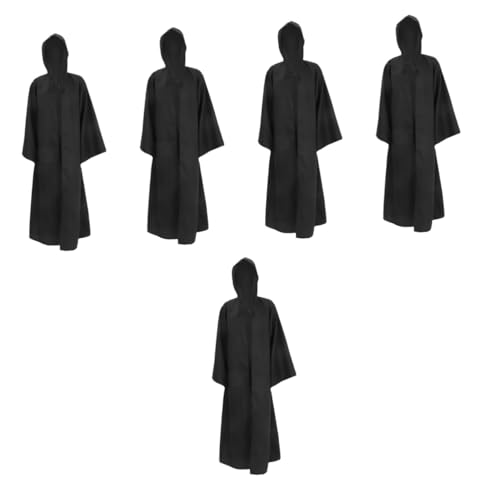 TOYANDONA 5St Halloween-Blutflecken-Set Halloween Dekoration Halloween Party Cape-Verzierung Zaubererumhang Schrei Kostüm Performance-Umhang-Dekor Halloween-Kostüm-Requisite Polyester Black von TOYANDONA