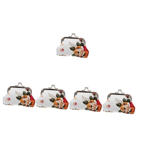 TOYANDONA 5St Puppenhaus-Tasche Kinder geldbörse Kinder Portemonnaie geldbörsen für Kinder die Einkaufstasche Mini-Einkaufstasche Fotografie-Requisiten Mini-Taschenmodell Stoff Colorful von TOYANDONA