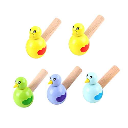 TOYANDONA 5St Vogelpfeife kinderinstrumente musikinstrumente Vogelgeräusche Pfeife Vogelstimmen Pfeife bird whistle für Musikinstrumente Vogelförmige Pfeife Holz von TOYANDONA