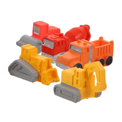 TOYANDONA 5st Mikro-landschaftsbaubagger Konstruktionsspielzeug Für Kinder Spielzeugfahrzeuge Zum Bauen Technisches Fahrzeugspielzeug Kleine Konstruktionsspielzeuge Bulldozer-Spielzeug Harz von TOYANDONA