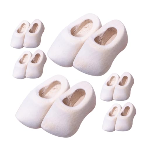TOYANDONA 6 Paare Miniatur Holzschuhe DIY Unvollendete Mini Holzklompen Puppenschuhe für Bastelprojekte Sammler Miniaturhaus Dekoration Natürliche Holzfigur Accessoires TOYANDONA 6 Paare Miniatur Holzschuhe DIY Unvollendete Mini Holzklompen Puppenschuhe für Bastelprojekte Sammler Miniaturhaus Dekoration Natürliche Holzfigur Accessoires von TOYANDONA