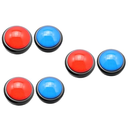 TOYANDONA 6 STK Knopfspielzeug Spielzeuge led-Light Elektronischer Buzzer spielwaren laufstall Spielzeug blinkt Summer für Quiz Alarm elektrisch Nein Spiel Antwort Summer digitaler Responder von TOYANDONA