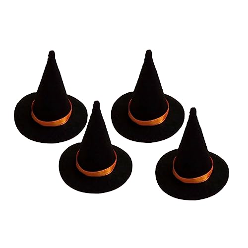 TOYANDONA 6 STK Party-Hexenhut Hexenhut Dekorationen Kinderkostüme Halloween- Hexen-Mini-Hut Mini-Hüte Kinderhüte Halloween Kopfschmuck Halloween Kopfbedeckung Maskerade Hexenhut Black von TOYANDONA