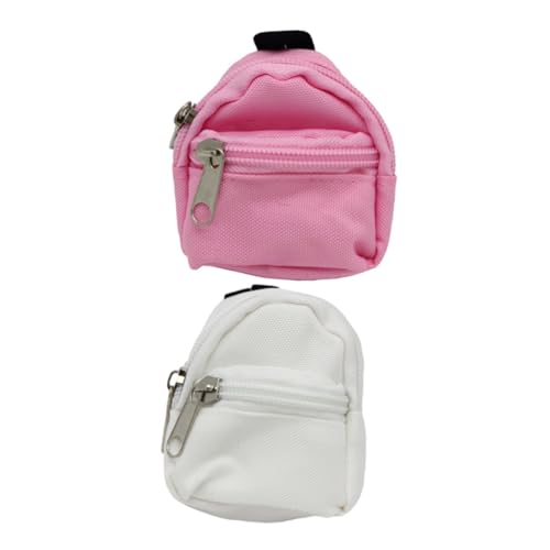 TOYANDONA 6 STK Simulation Schultasche Mädchenrucksack Mädchen Geldbörsen Mini-puppentasche Rucksäcke Für Mädchen Mini-Rucksack-Spielzeug Puppen-Mini-Rucksack Miniaturen Mini-rucksäcke Stoff von TOYANDONA