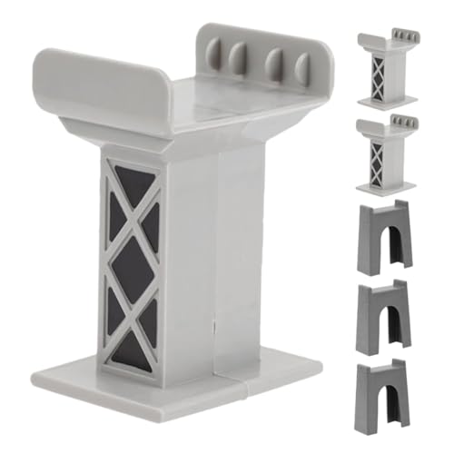 TOYANDONA 6 Stück Teiliges Brückenpfeiler Robustem Kunststoff für Holzeisenbahn Stabile Gleisstützen Erweiterbares Zubehör für Kreatives Eisenbahnspiel und Fantasievolle Modellbrücken TOYANDONA 6 Stück Teiliges Brückenpfeiler Robustem Kunststoff für Holzeisenbahn Stabile Gleisstützen Erweiterbares Zubehör für Kreatives Eisenbahnspiel und Fantasievolle Modellbrücken von TOYANDONA