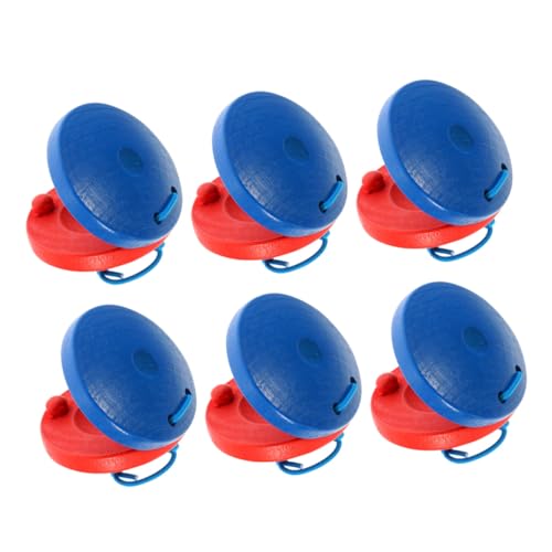 TOYANDONA 6 Stück Teiliges Holz Kastagnetten Pädagogisches Musikinstrument für Bunte Orff Instrumente zur Musikalischen Früherziehung Spielerisches Rhythmustraining TOYANDONA 6 Stück Teiliges Holz Kastagnetten Pädagogisches Musikinstrument für Bunte Orff Instrumente zur Musikalischen Früherziehung Spielerisches Rhythmustraining von TOYANDONA