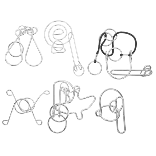 TOYANDONA 6 Stück Teiliges Knotenspielzeug Lernspielzeug Interlocking Puzzle Geschicklichkeit und Koordination Sicheres Kreatives Intelligenzspiel für Ab Jahren TOYANDONA 6 Stück Teiliges Knotenspielzeug Lernspielzeug Interlocking Puzzle Geschicklichkeit und Koordination Sicheres Kreatives Intelligenzspiel für Ab Jahren von TOYANDONA