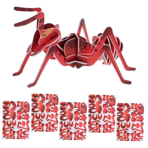 TOYANDONA 6 Stück für wissenschaftliche Experimente Tiermodelle für Wissenschaftserziehungsinstrument Ameisenkits Vorschulstammspielzeug Insektenspielzeugfiguren Papier rot TOYANDONA 6 Stück für wissenschaftliche Experimente Tiermodelle für Wissenschaftserziehungsinstrument Ameisenkits Vorschulstammspielzeug Insektenspielzeugfiguren Papier rot von TOYANDONA