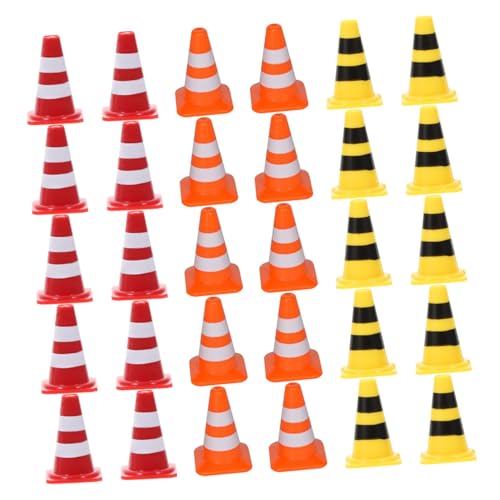 TOYANDONA 60 Stück Kinderschilderspielzeug für Plastik -Trainingsverkehrskegel Verkehrsbarriere Straßenschild aus Kunststoff Road Schild Kinderverkehrszeichen TOYANDONA 60 Stück Kinderschilderspielzeug für Plastik -Trainingsverkehrskegel Verkehrsbarriere Straßenschild aus Kunststoff Road Schild Kinderverkehrszeichen von TOYANDONA