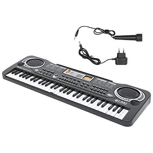 TOYANDONA 61 Tasten E Piano Multifunktionales Interaktives Musikspielzeug Für Kleinkinder Mit EU Stecker Ideal Für Frühkindliche Bildung Und Entwicklung von TOYANDONA