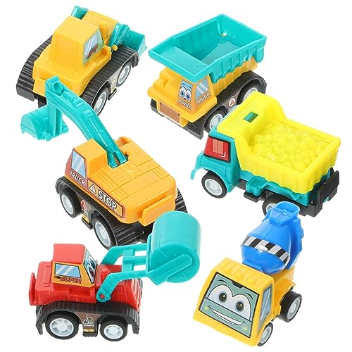 TOYANDONA 6St Kinder puppenwagen kinderspielzeug Auto Spielzeugauto für Kinder Miniature car Models Jungs-Spielzeug Spielzeuge Kinderautospielzeug Bauspielzeug für Kleinkinder Plastik Blue von TOYANDONA