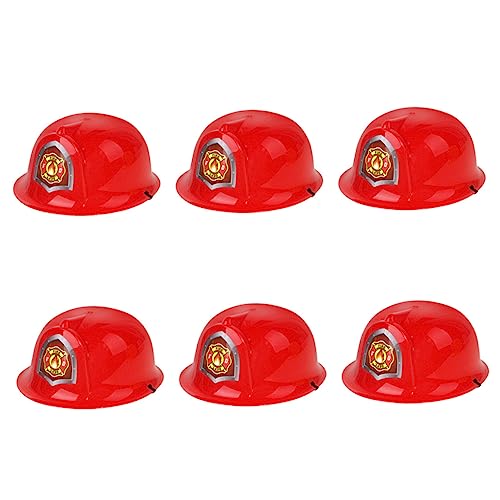 TOYANDONA 6St Konstruktionsspielzeug Kettensäge Kappe Aufkleber Helm igelkostümkinder fashing costume zabawki stymulujące rozwój Feuerhut- kreatives Kinderspielzeug von TOYANDONA