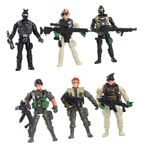 TOYANDONA 6St Militärsoldatenmodell Spielzeug Toys Spielzeugsoldaten Spielzeuge Armee männliches Spielzeug Jungs-Spielzeug Modelle von Kindersoldaten Soldatenmodellspielzeug von TOYANDONA