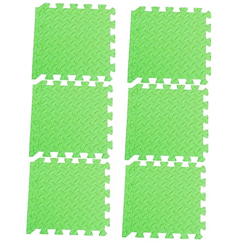TOYANDONA 6Stücke Eva Puzzle Spielmatte Teilig Und Spielteppich Mit Blattstruktur Bodenbeläge Für Spielzimmer Und Wohnbereiche Grün TOYANDONA 6Stücke Eva Puzzle Spielmatte Teilig Und Spielteppich Mit Blattstruktur Bodenbeläge Für Spielzimmer Und Wohnbereiche Grün von TOYANDONA