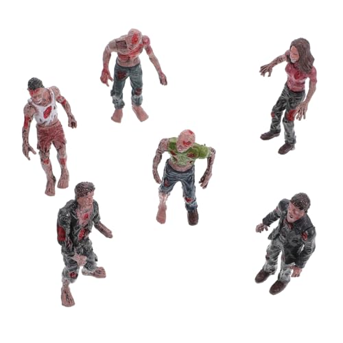 TOYANDONA 6Stücke Teiliges Mini Zombie Modell Realistische Zombie Puppen für Halloween Dekoration und Streichspielzeug Gruselige Terror Figuren für Party und Scherzartikel TOYANDONA 6Stücke Teiliges Mini Zombie Modell Realistische Zombie Puppen für Halloween Dekoration und Streichspielzeug Gruselige Terror Figuren für Party und Scherzartikel von TOYANDONA